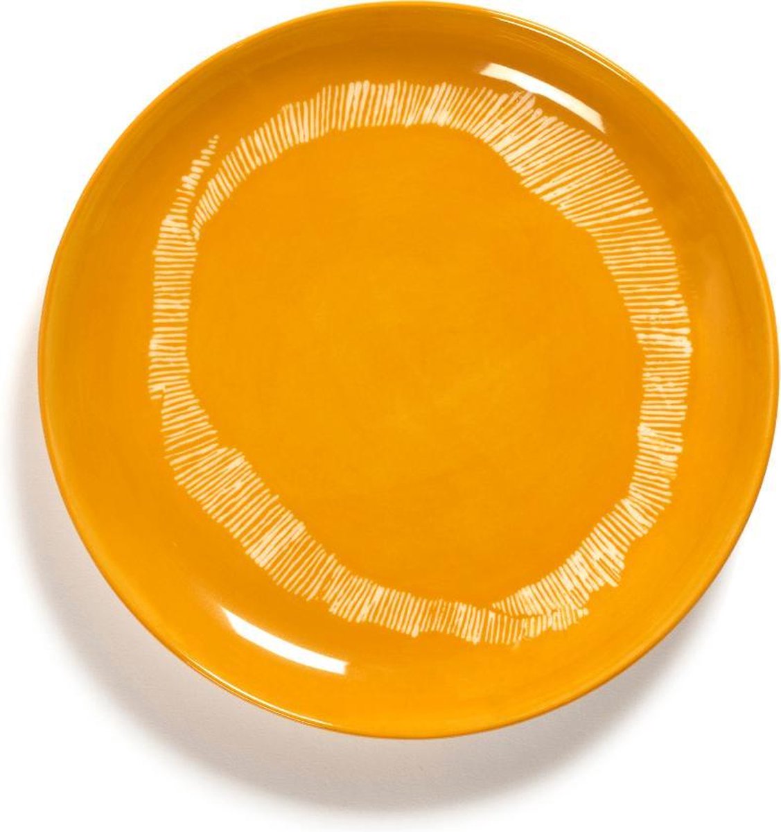 SERAX - Feast by Ottolenghi - Bord S 19 x19cm Sunny Yellow Swirl-