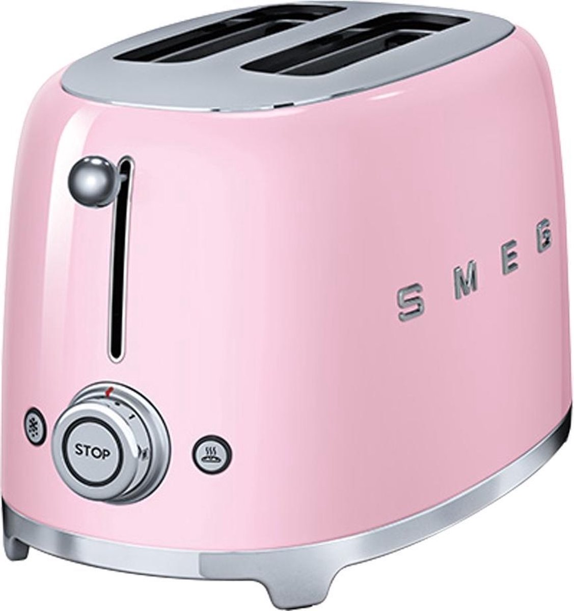 Smeg TSF01PKEU - Broodrooster - Roze