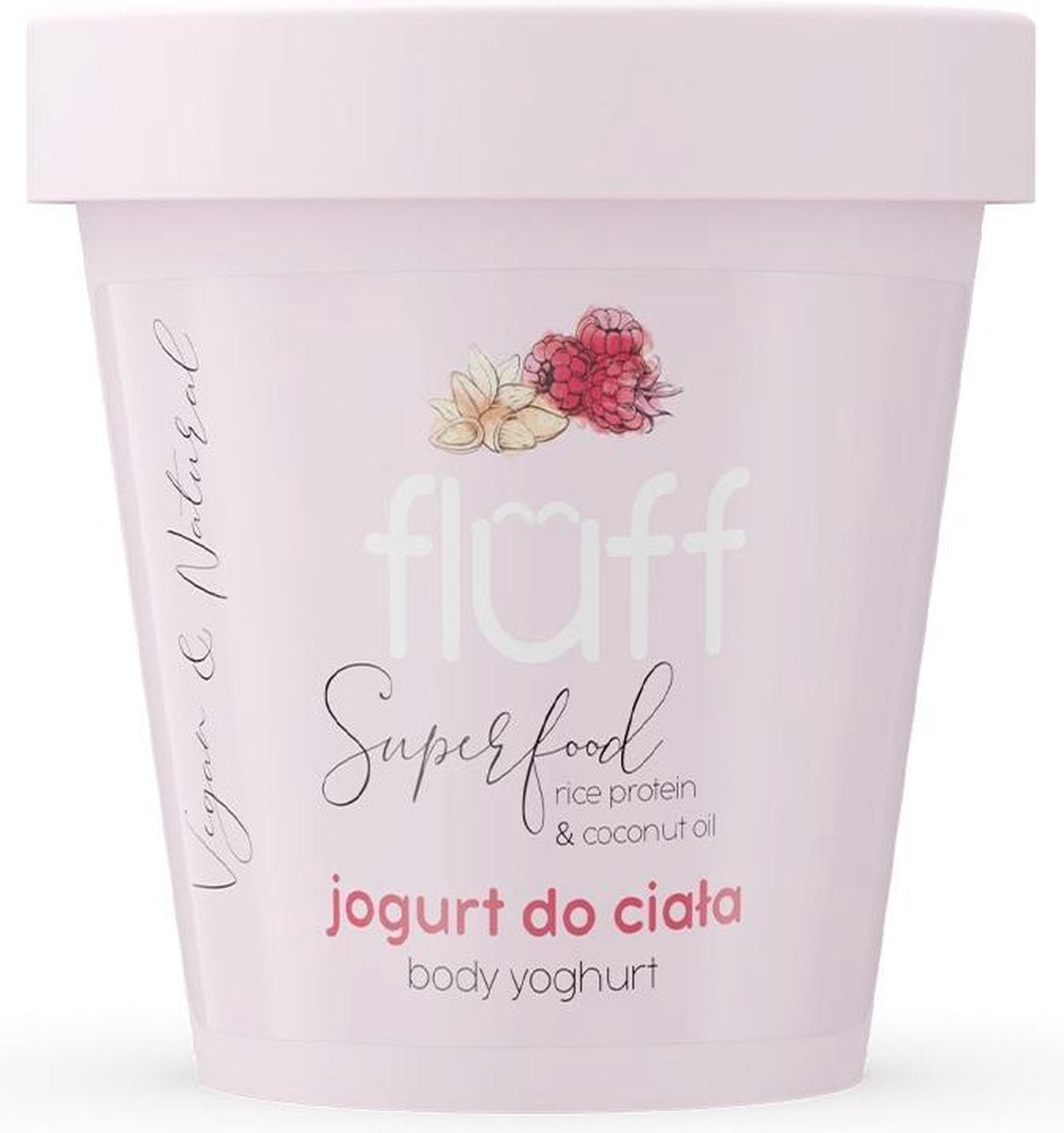 Fluff Body Yoghurt Jogurt Do Cia?a Maliny Z Migda?ami 180ml (w)