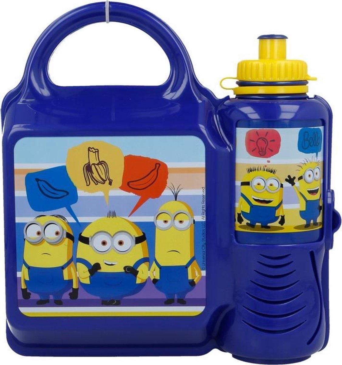 Minions  lunchbox / broodtrommel incl.  drinkfles