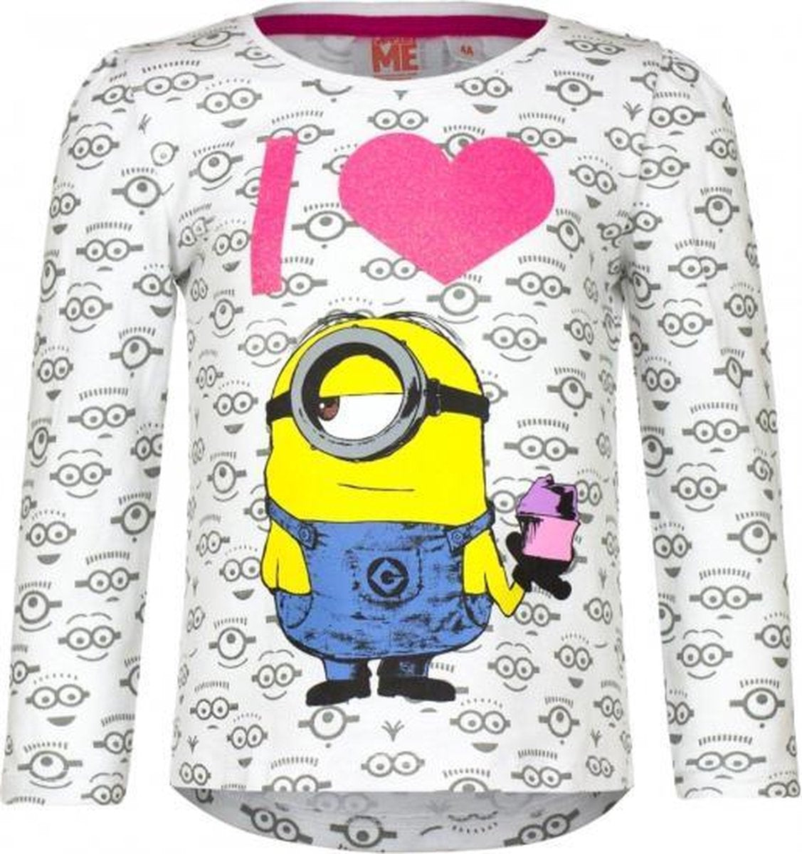 Minions t-shirt wit 116