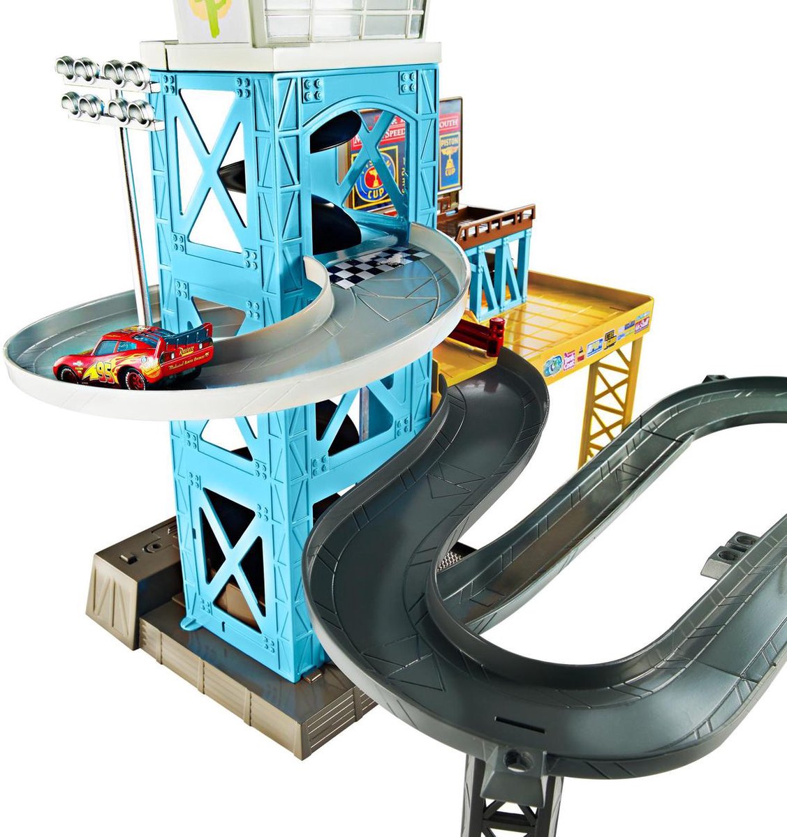 Cars 3 Garage Inclusief 4 Auto's - Speelgoedgarage