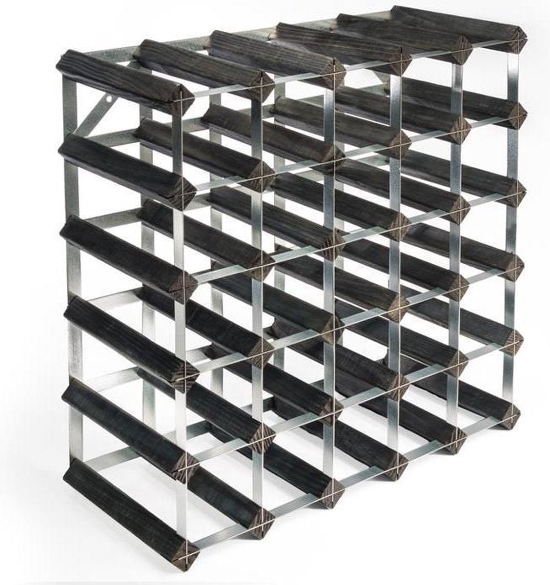 RTA - Traditional wine rack 30 bottles black ash