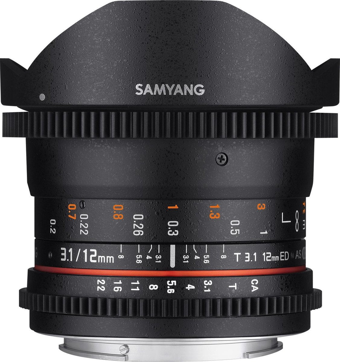 Samyang 12mm T3.1 Vdslr Ed As Ncs Fisheye - Prime lens - Geschikt voor Nikon