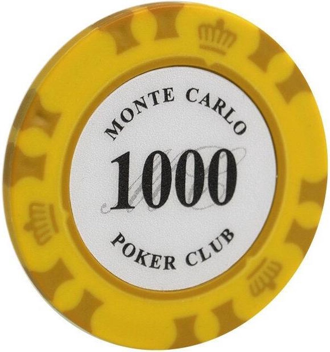 5 stuk Professionele Upscale Klei Casino Texas Poker Chips 14G waarde 1000