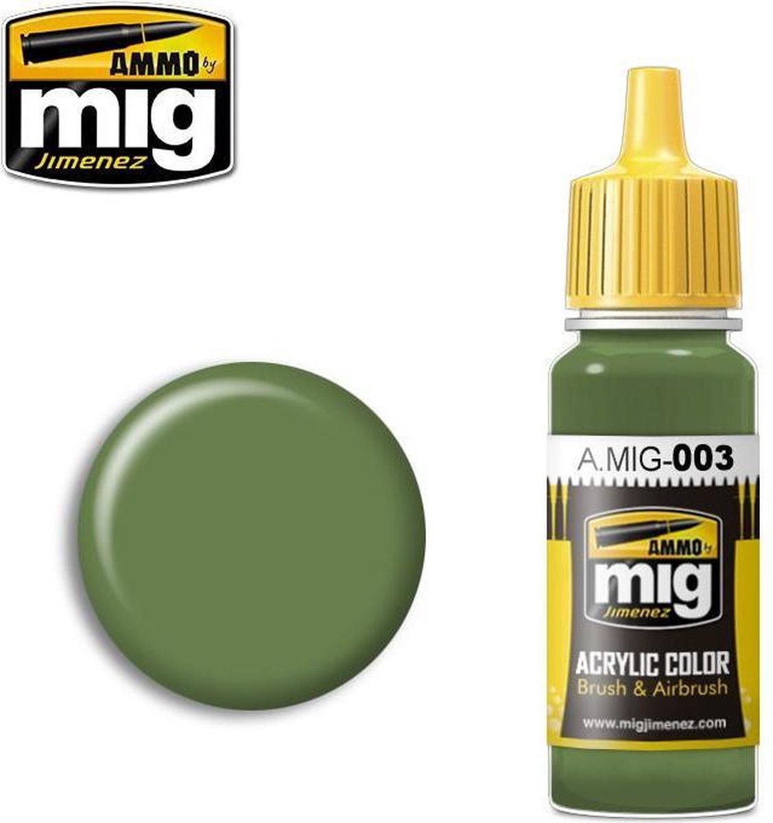 Mig - Reseda Green Ral 6011 (17 Ml) (Mig0003)