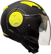 CGM jethelm 129S Dixon - heren - zwart en geel