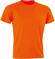Spiro Volwassenen Unisex Impact Aircool Tee (Flo Oranje)