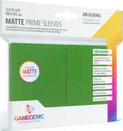 Gamegenic Matte Prime Sleeves Green (100)