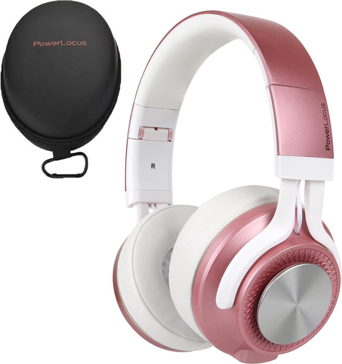 PowerLocus P3 draadloze Over-Ear Koptelefoon P3 Inklapbaar - Bluetooth - Met microfoon