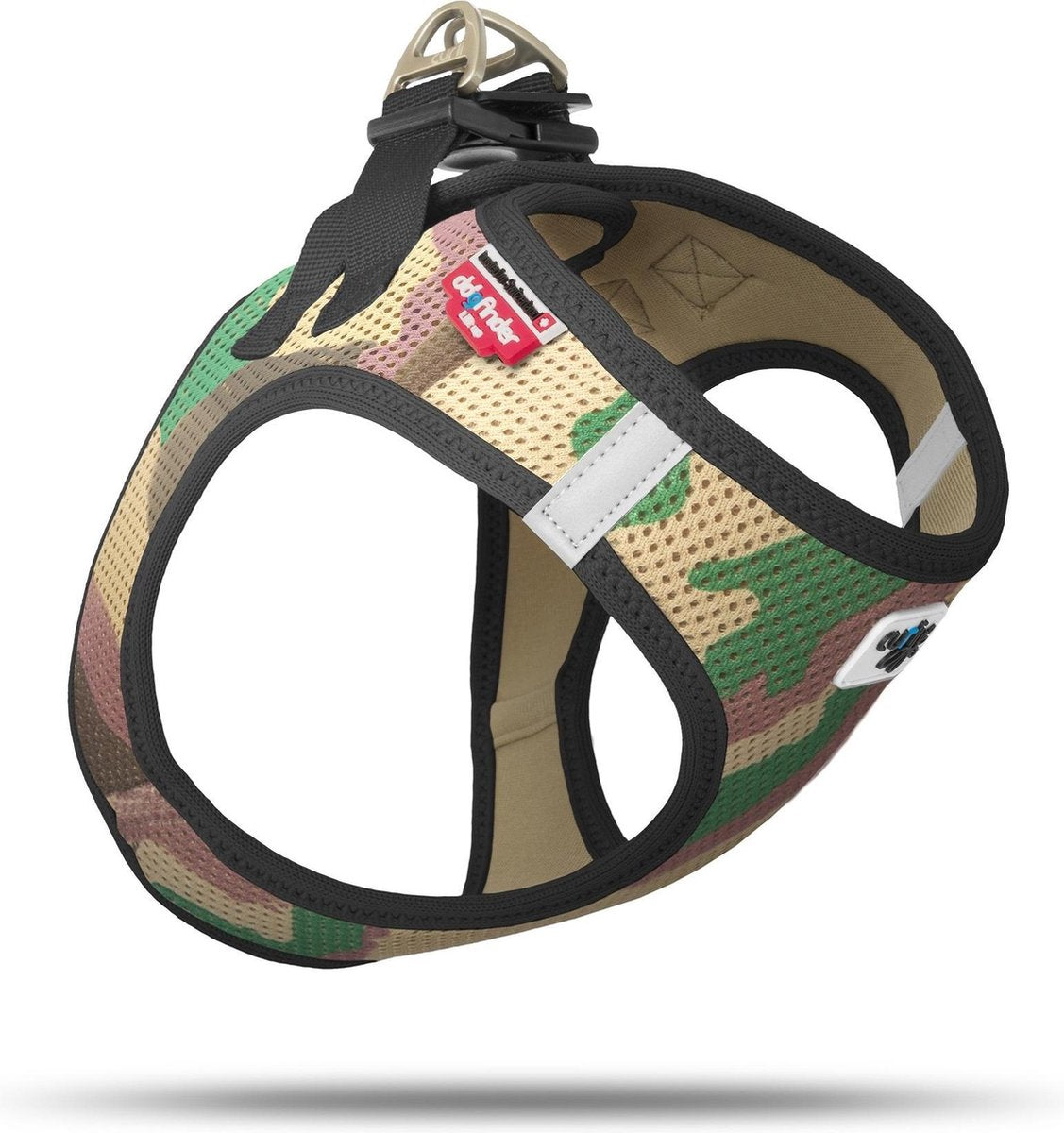 Curli Air-Mesh - hondentuig - 2XS - Camouflage