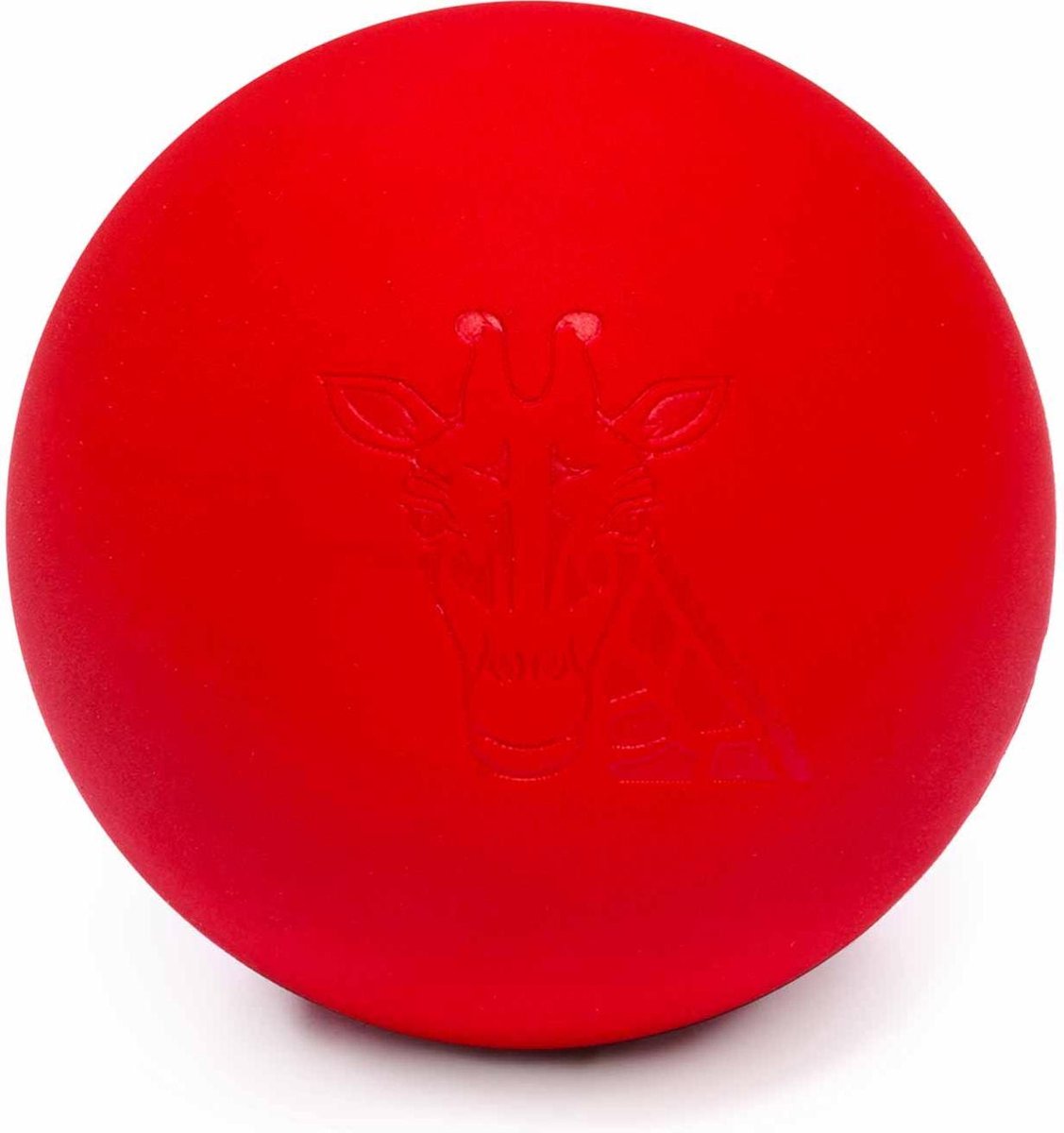 #DoYourFitness® - Lacrosse bal / massage bal »Animal« - met dierenmotieven - ideale fascia bal / triggerpunt bal - 6cm Ø - Giraffe