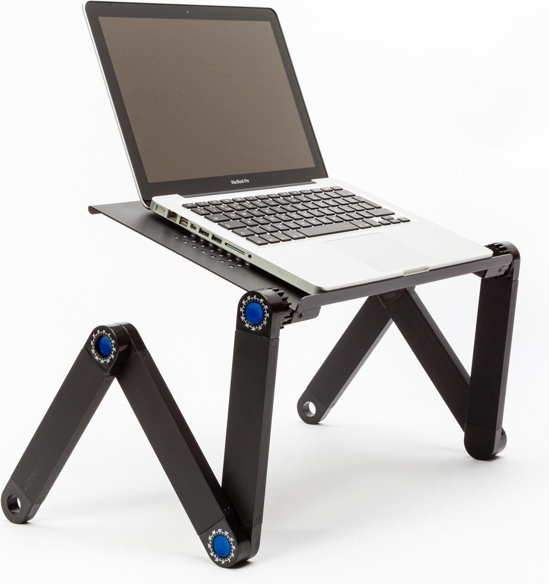 Laptop Tafel | Verstelbaar | laptopstandaard zwart | Wendbaar