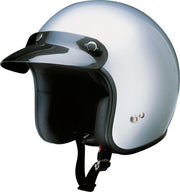 Redbike RB-710 retro jethelm zilver - maat L