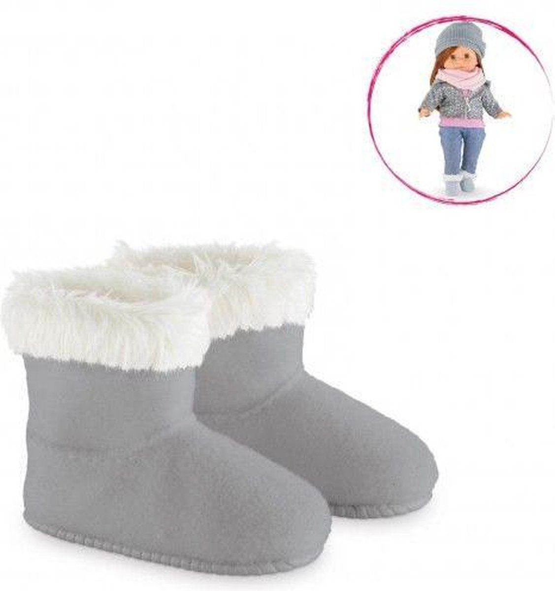 Corolle Gevoerde Bottines Grijs
