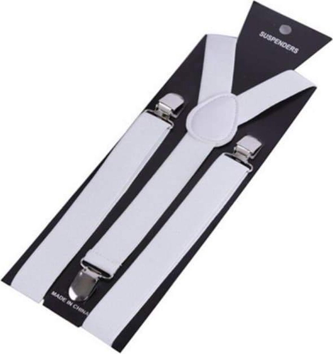 Elastische Bretels - Wit - one size