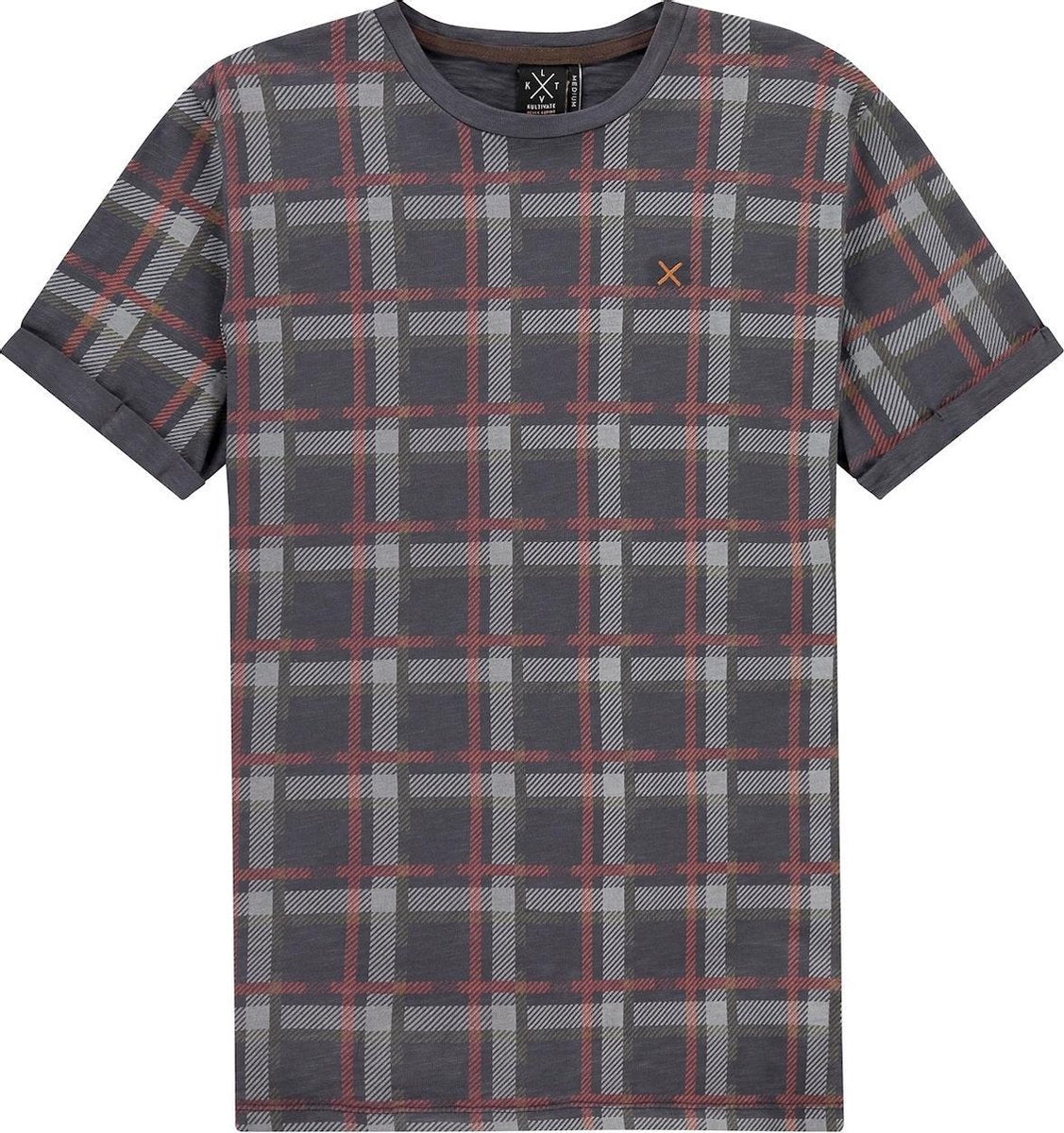 Kultivate T-shirt TS Faded Plaid (2001030215 - 333)