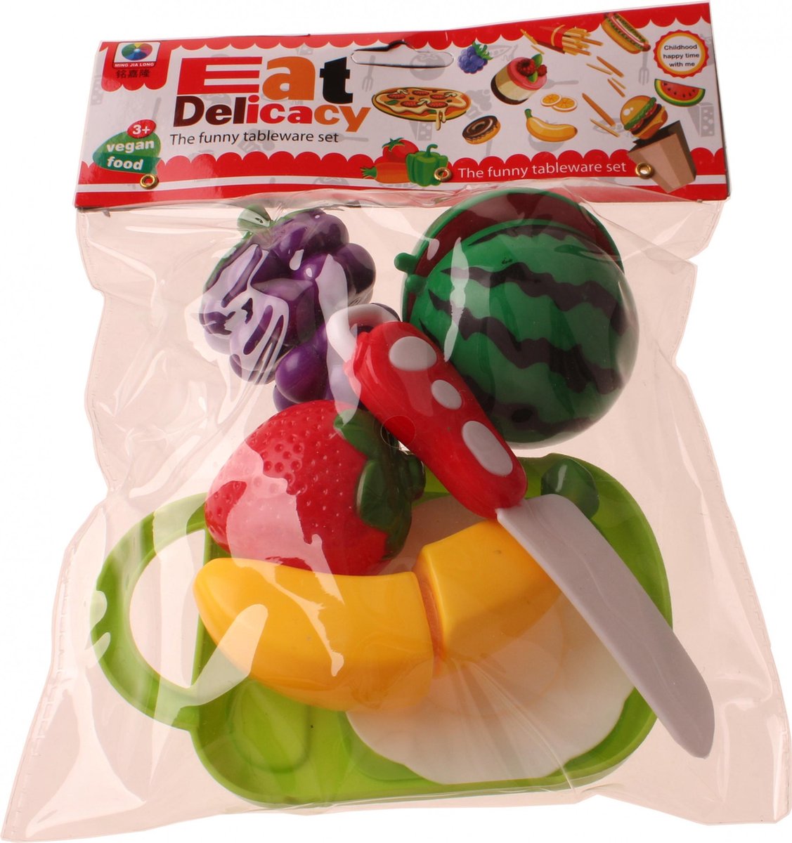 Jonotoys Speelgoedfruit Eat Delicacy Junior 10-delig