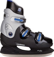 Nijdam IJshockeyschaats - Hardboot - Zwart/Blauw - Maat 38