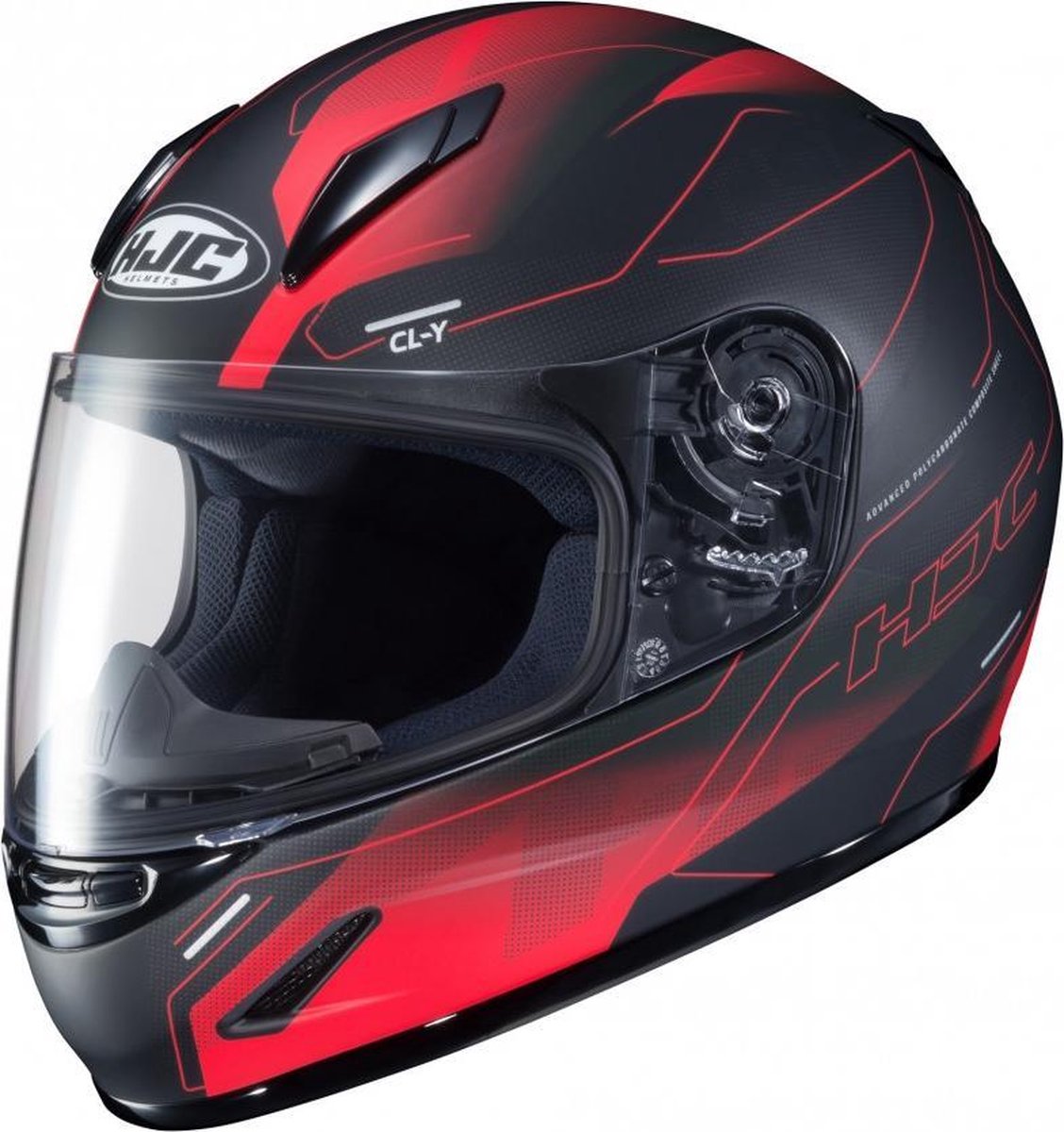 HJC CL-Y Taze Kinderhelm - Zwart / Rood