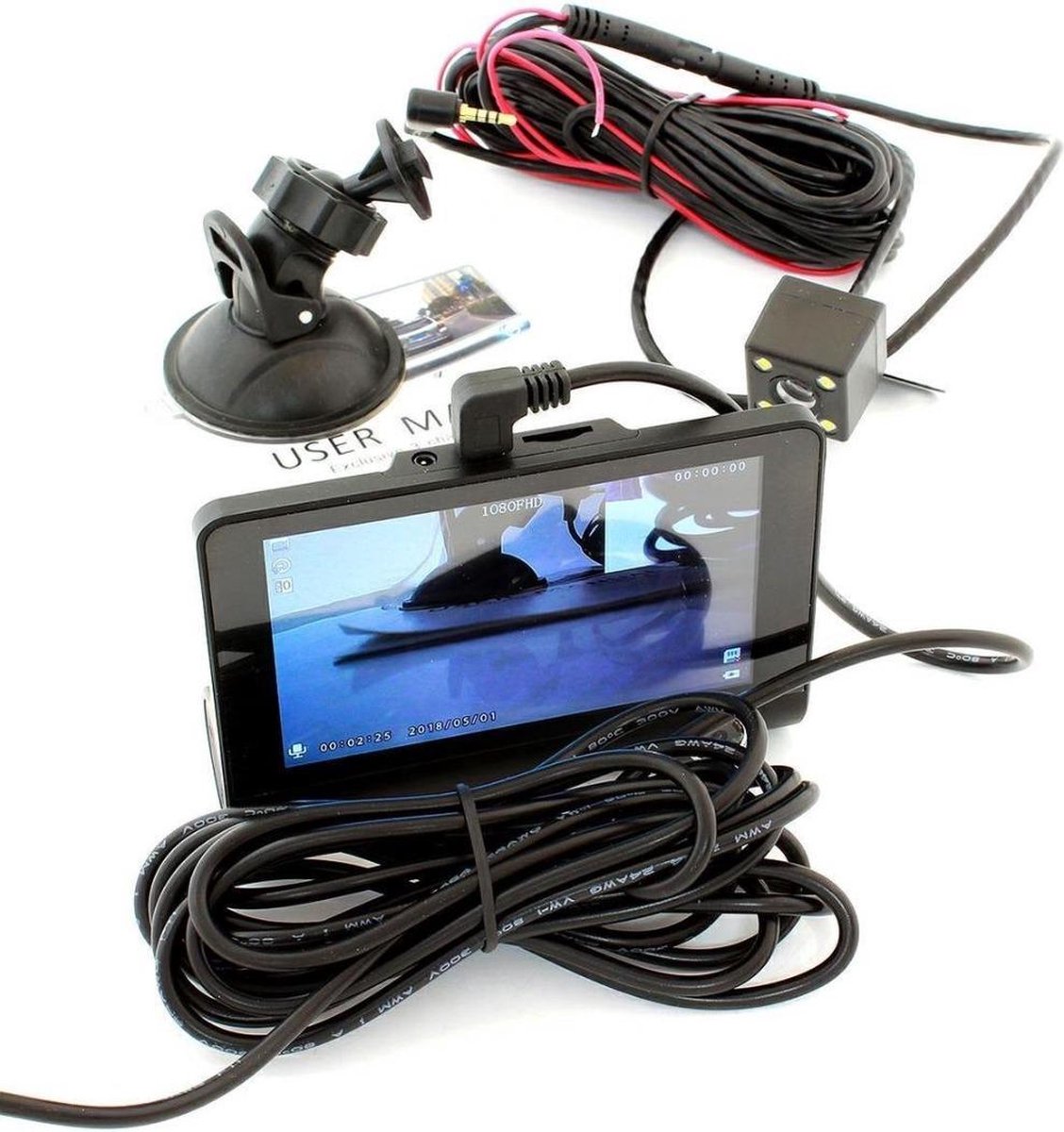 Autocamera set - LCD-scherm - Drie camera's