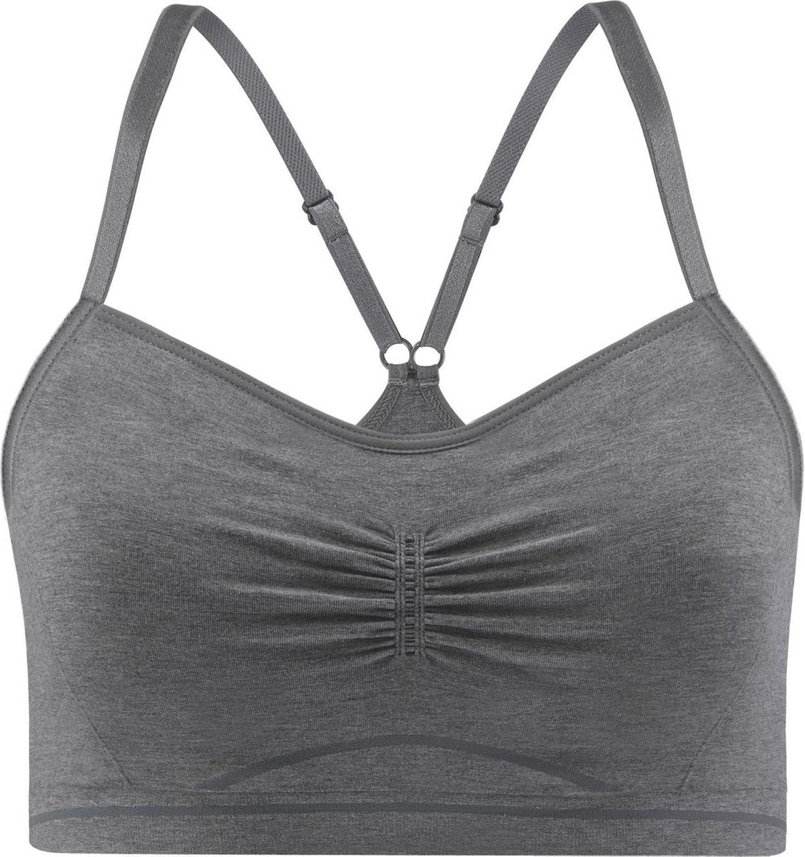 "YOGISTAR Yogi-sportbeha ""Ines"" - antraciet - - M/L - Sporttop"
