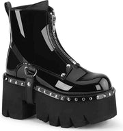 Demonia Plateau Laarzen -39 Shoes- ASHES-100 US 9 Zwart