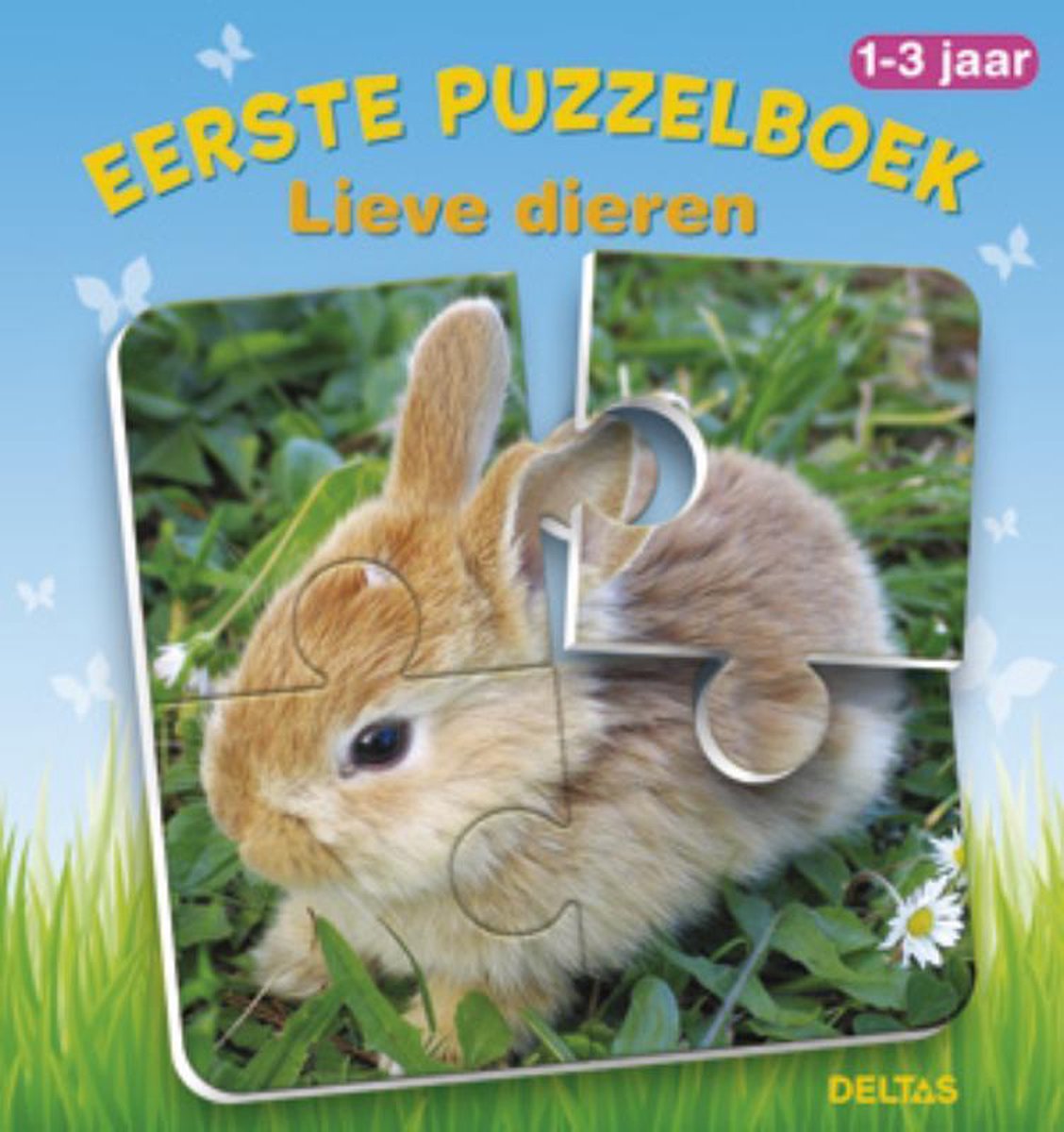 Deltas Eerste puzzelboek - Lieve dieren (1-3 j.)