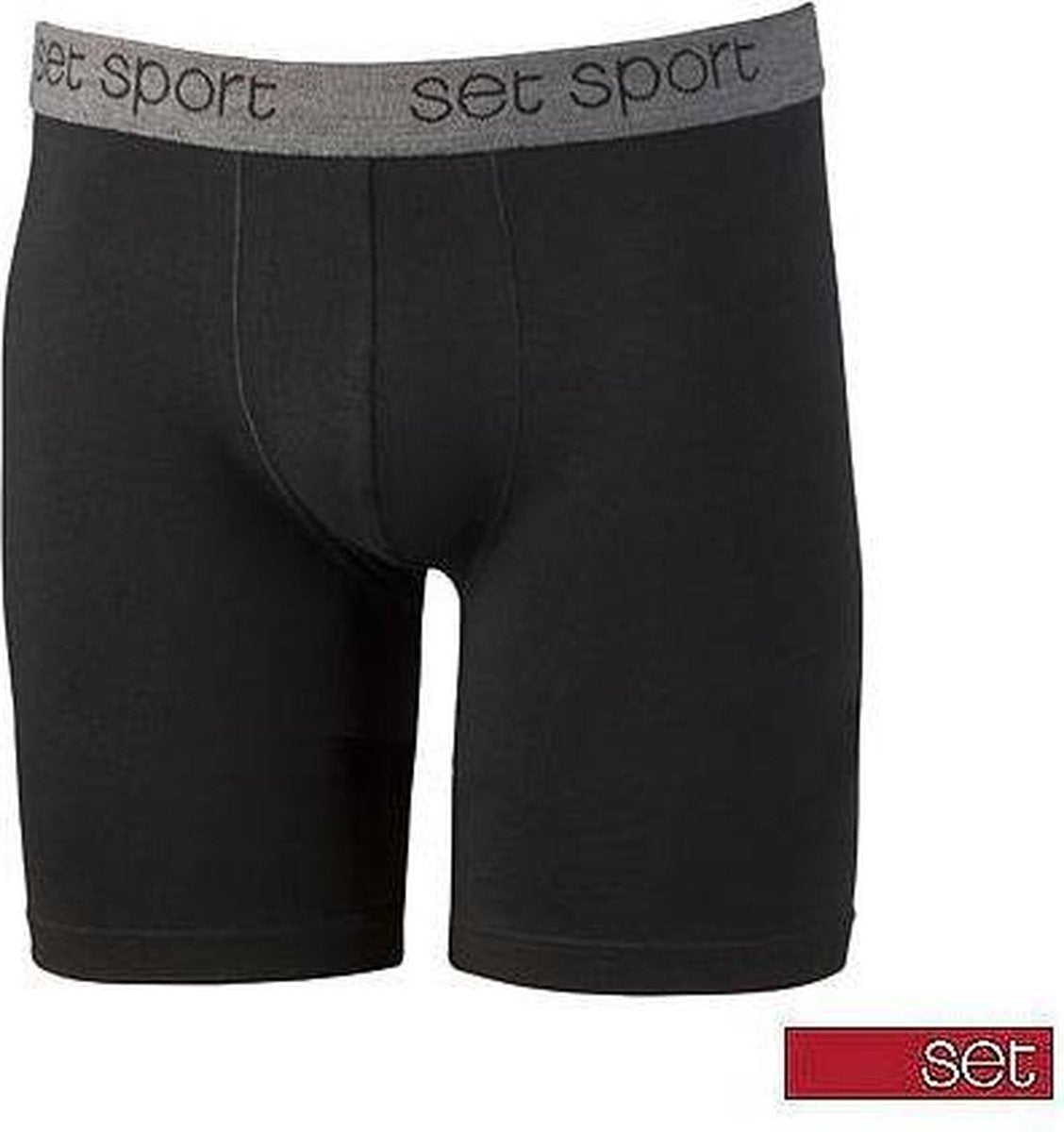 Set Sport heren long boxershort 16452  - M  - Zwart