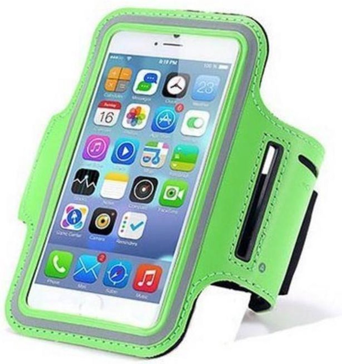 Apple iPhone 6 sports armband case Groen Green