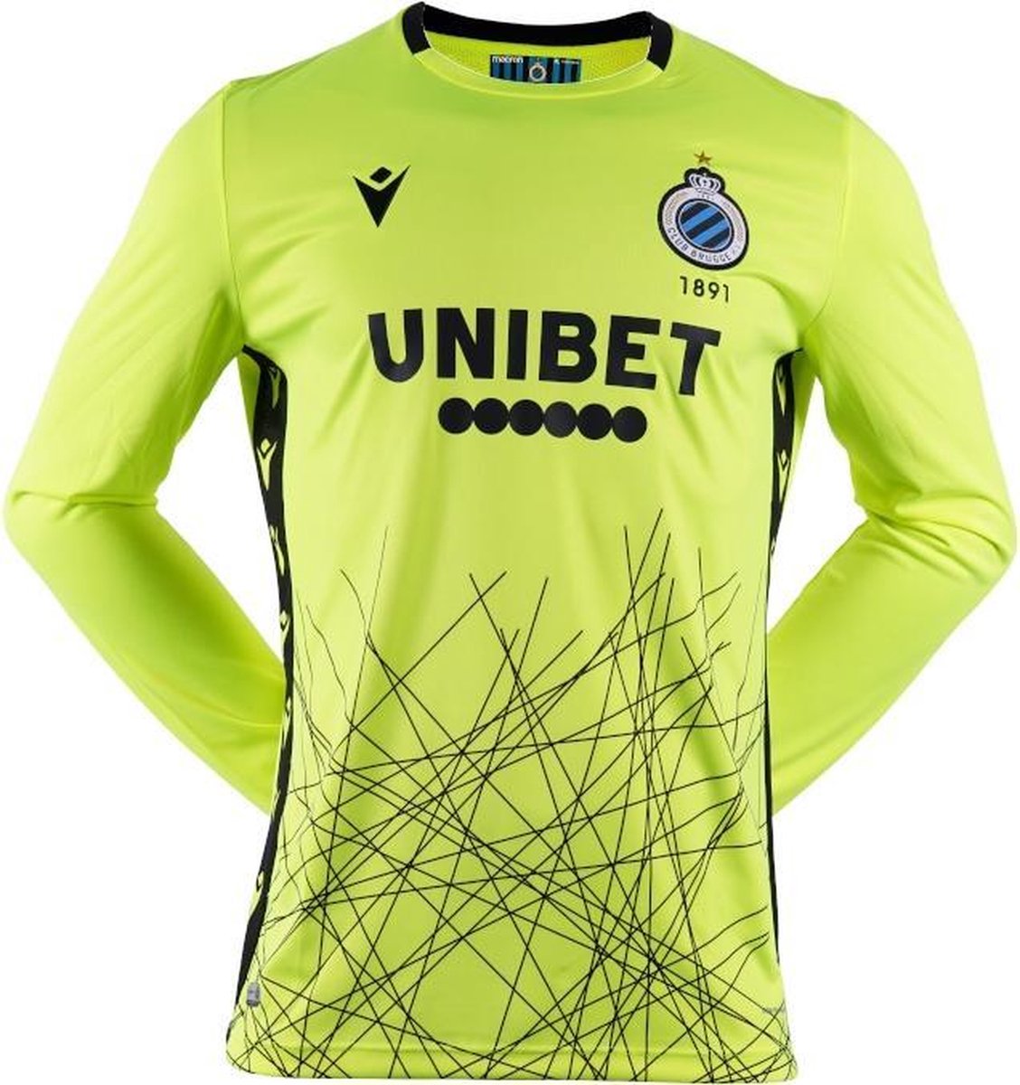 Keepershirt geel volw. 20/21