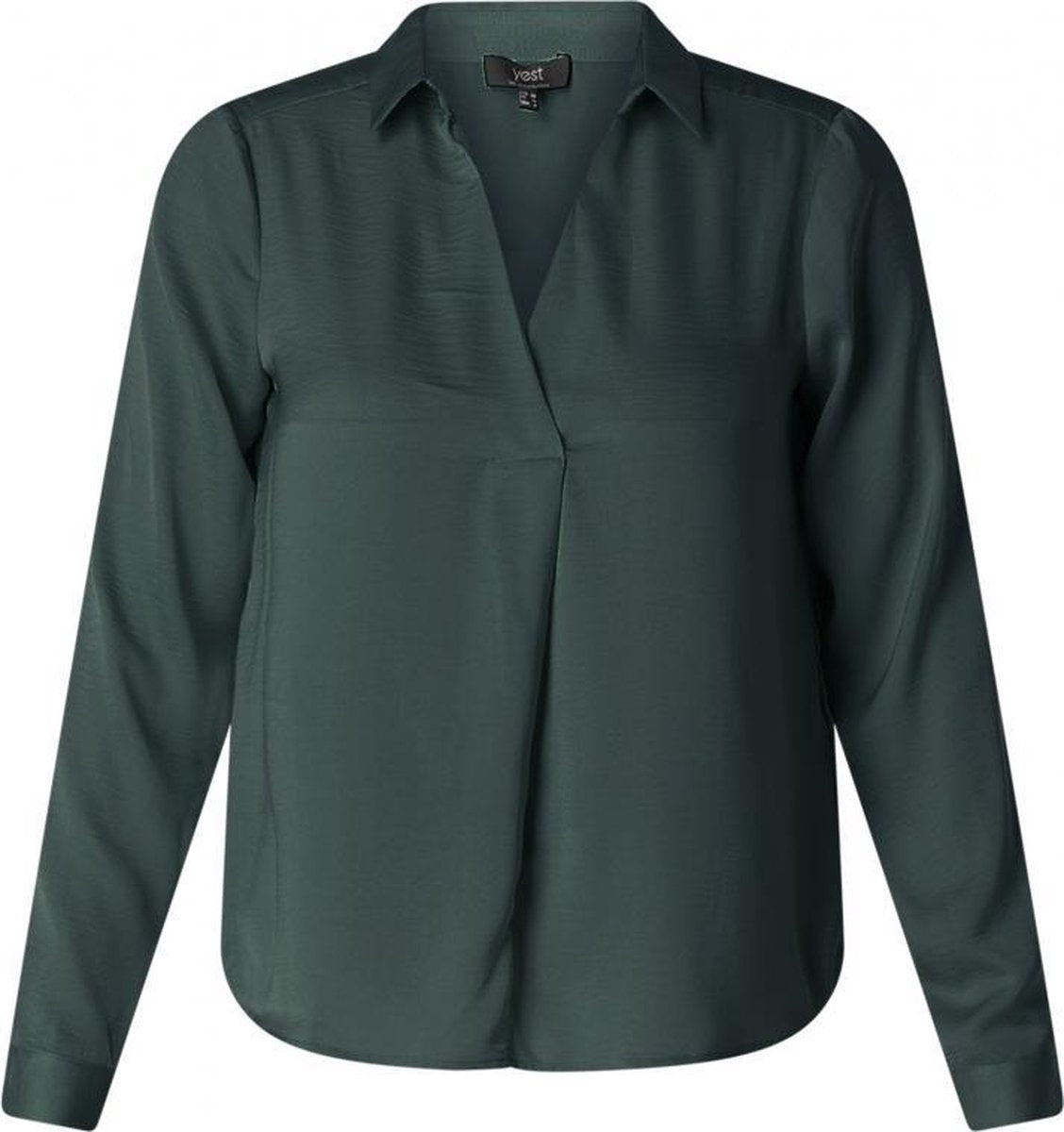 YEST Aleena Blouse - Hunter Green - maat 36