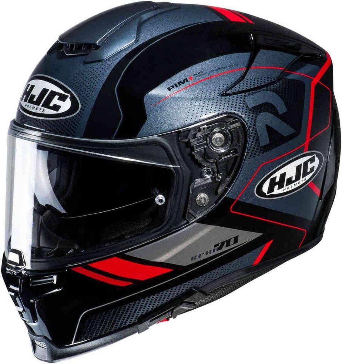 HJC RPHA 70 Coptic Mc1 Zwart Grijs Rood Integraalhelm - Motorhelm - Maat XXL
