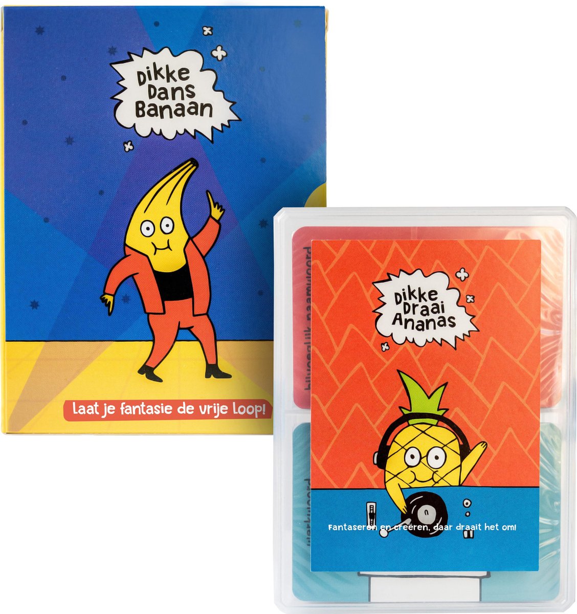 Tropische Combi (Dikke Draai Ananas en Dikke Dans Banaan)