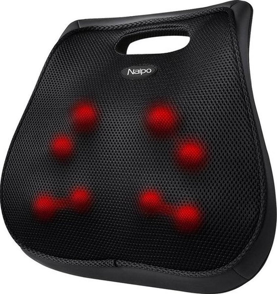 Naipo MGBK-136D Rug-Massageapparaat Zwart