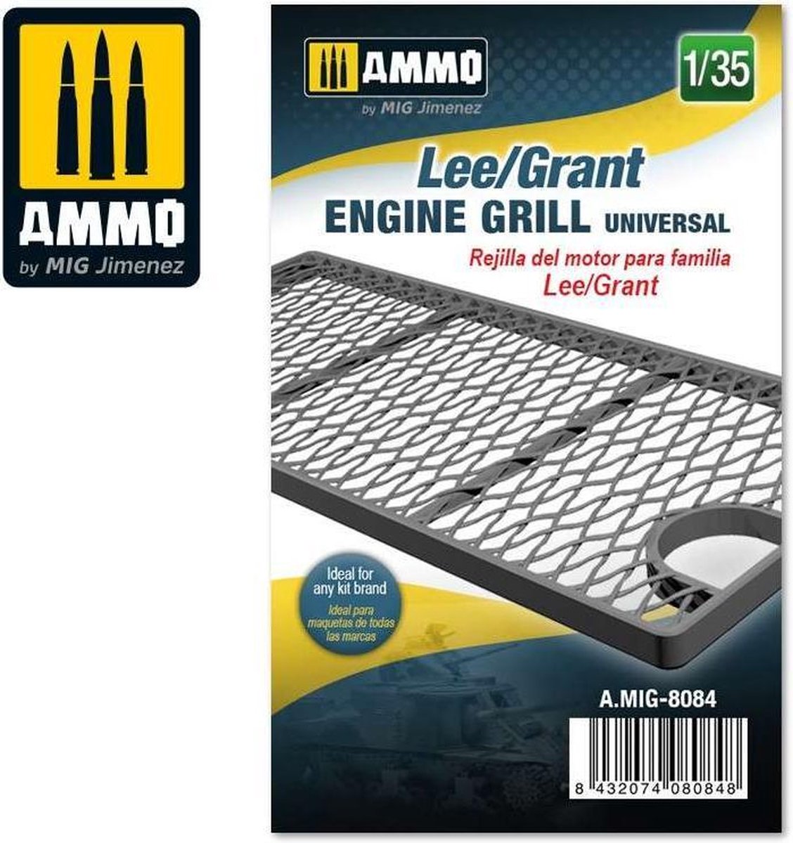 Mig - 1/35 Lee/grant Engine Grille Universal - MIG8084 - modelbouwsets