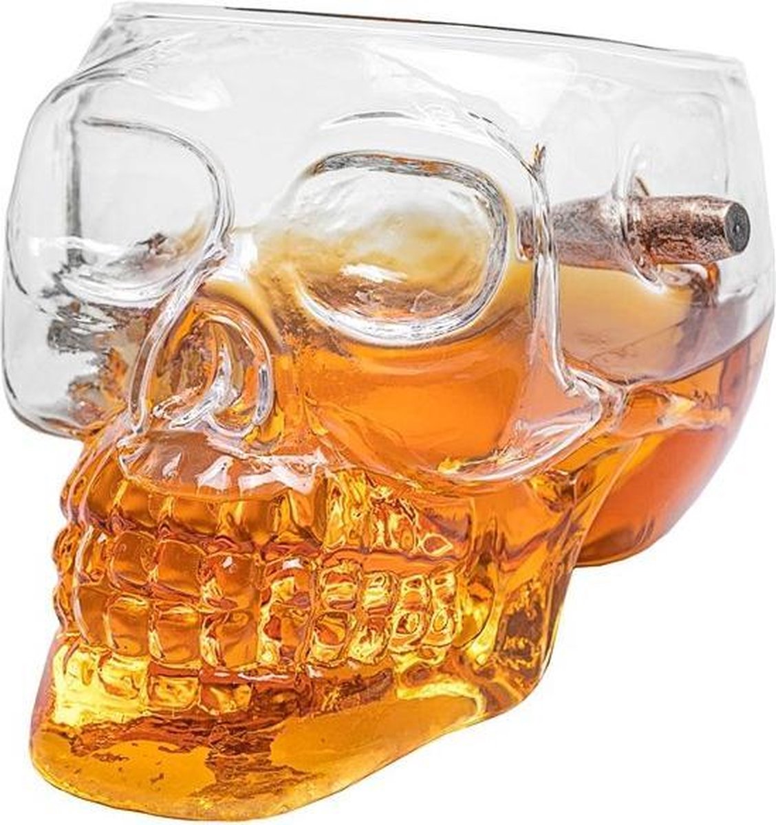 Crystal Skull Head glas met een inhoud van 30 cl