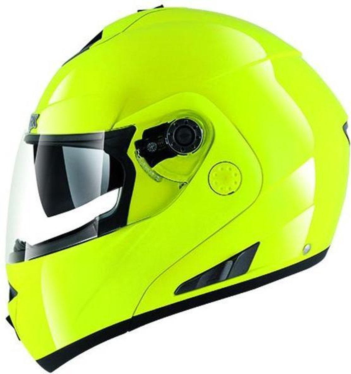 Shark Openline Hi Visibility YkySysteemhelm - Motorhelm - Maat M