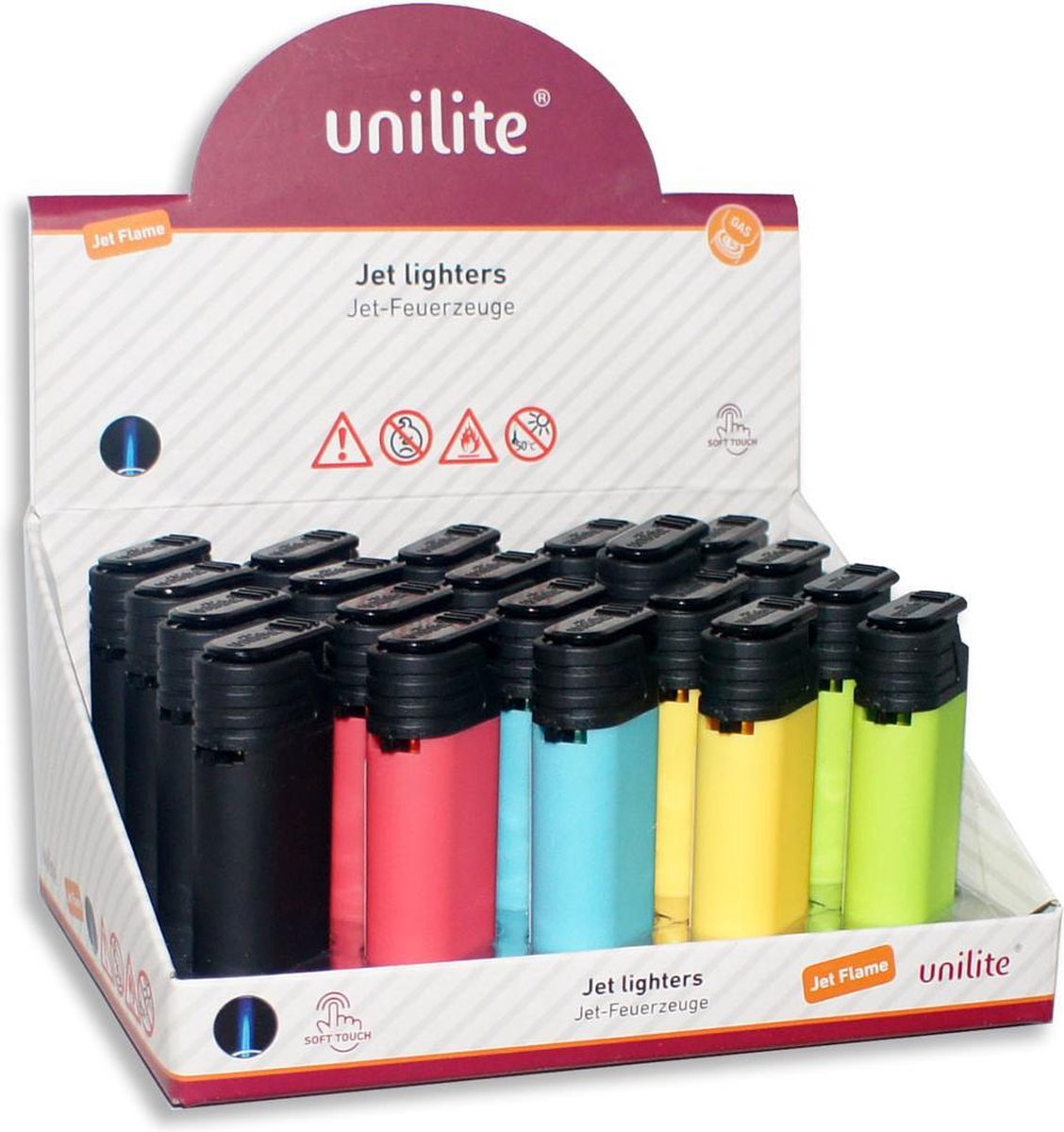 Unilite Jet Flame Pastel verstelbare gasbrander