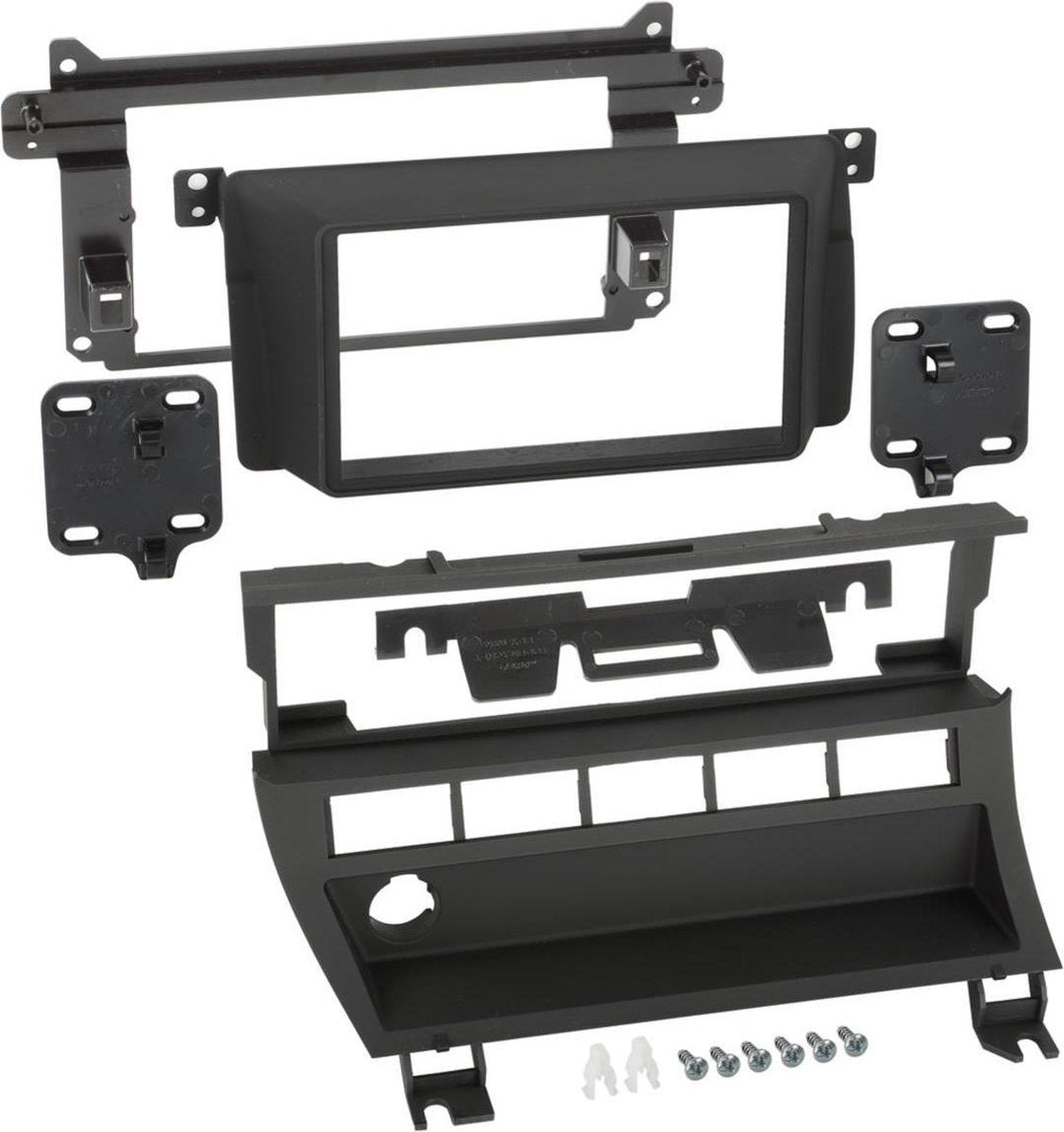 2-DIN Paneel BMW 3-Serie (E46) 1998-2006 Kleur: Zwart