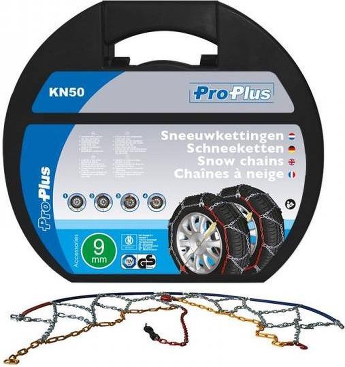 Pro+ Sneeuwkettingen 9mm KN50