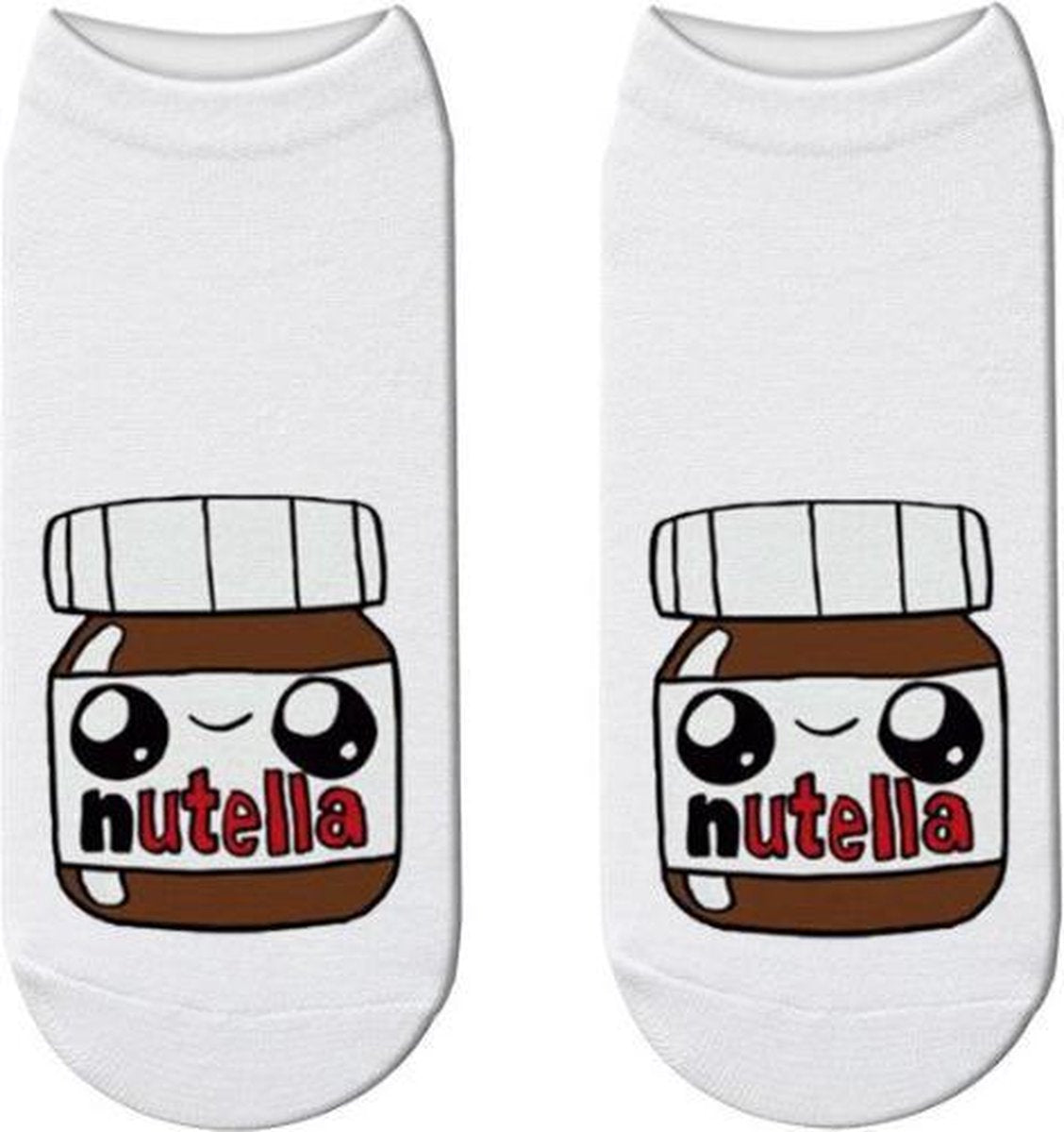 Fun Sokken Potje Nutella met grote ogen (31003)