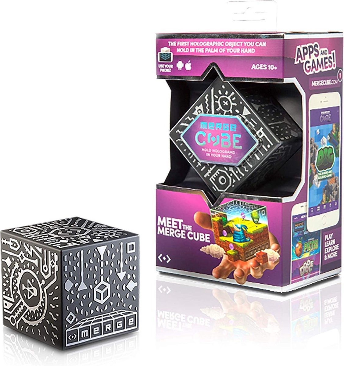 Merge Cube VR/AR Educatief Speelgoed - App gestuurd