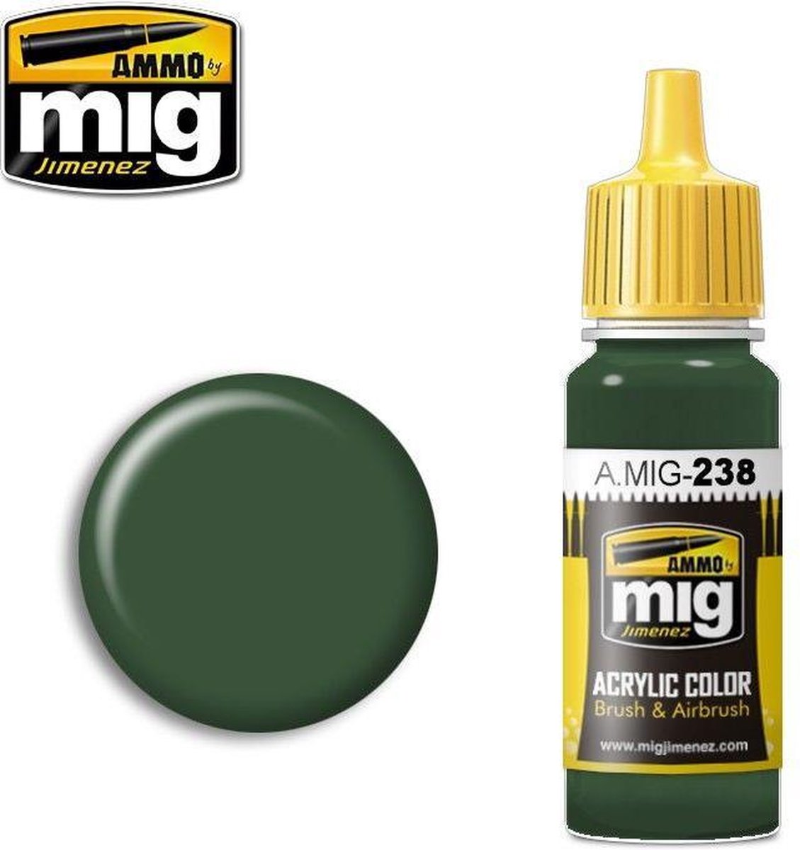 Mig - Fs 34092 Medium Green (17 Ml) (Mig0238)