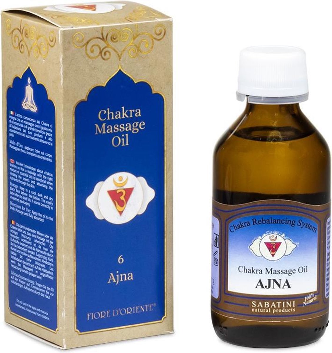 Massageolie 6e Chakra Ajna