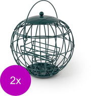 Wildbird Pindakaaspothouder London - Voersilo - 2 x 22x22x21 cm Groen