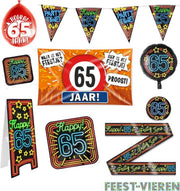 65 jaar verjaardag versiering pakket XL