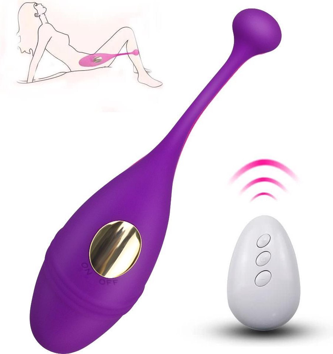 HomeTravelers Vibrator voor vrouwen –  met oplader - Vibrator