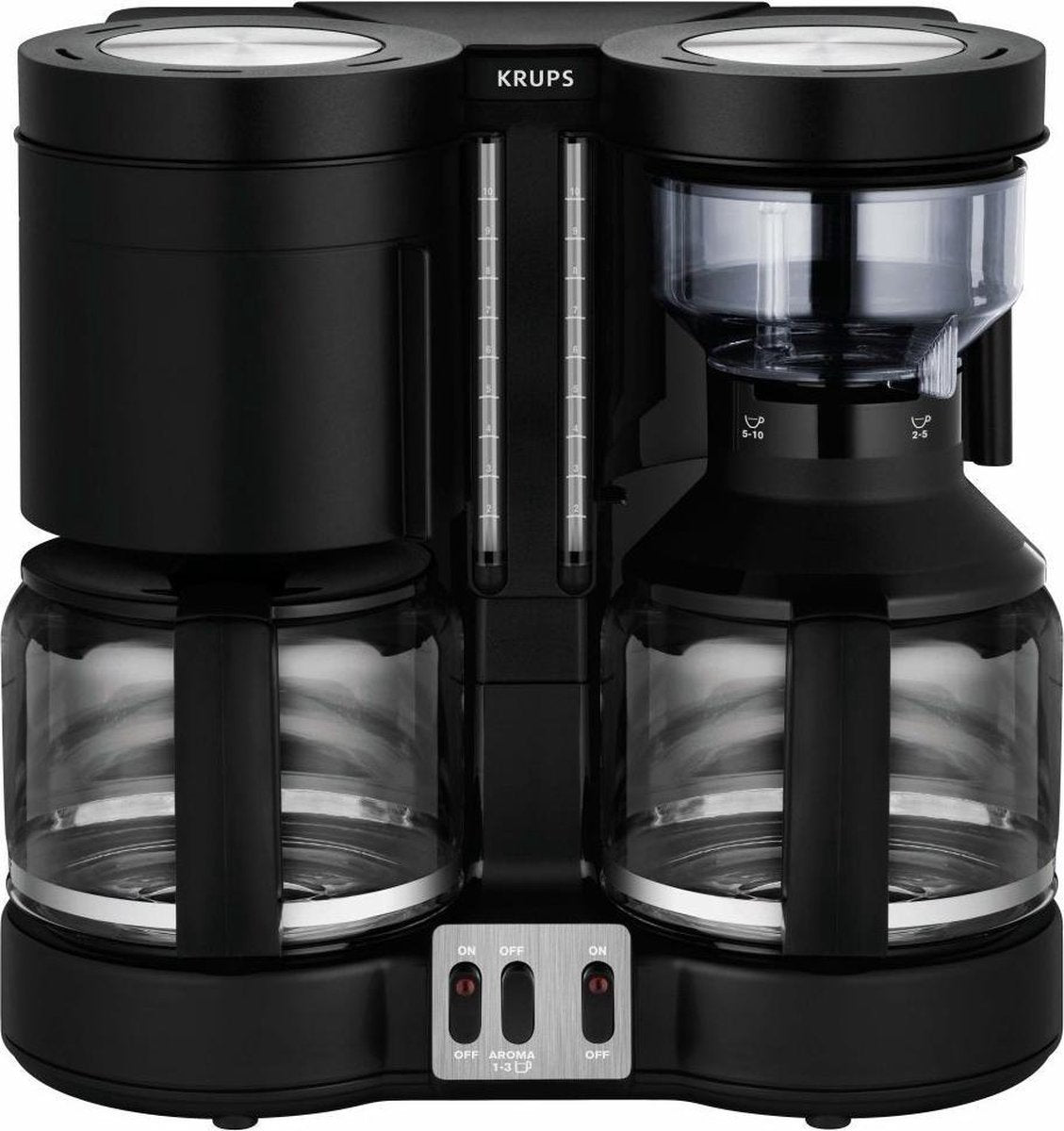 Krups KM8508 Duothek Filterkoffiezetapparaat 2200W 1L Zwart