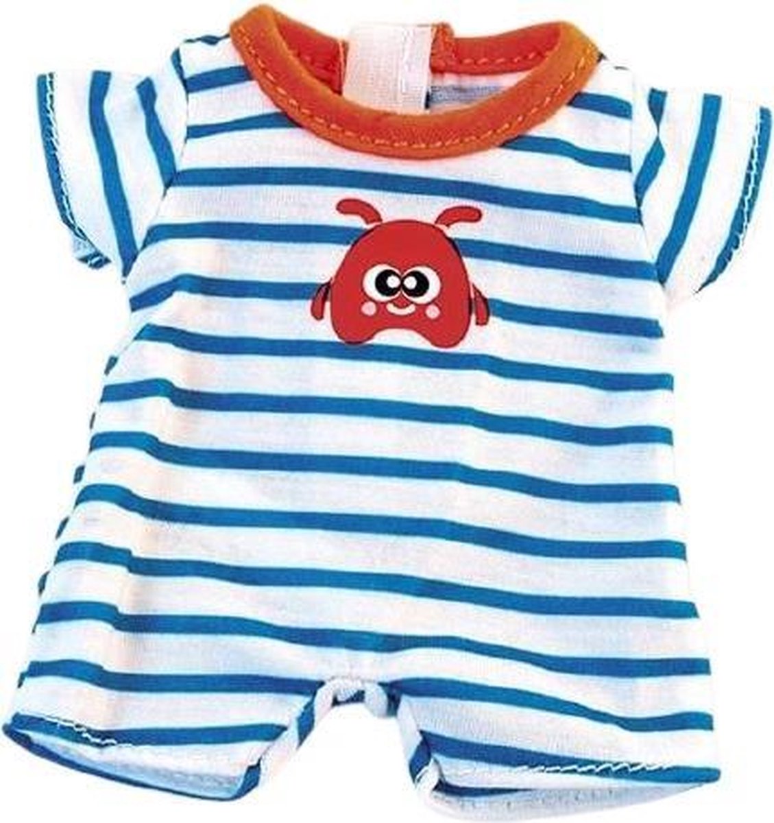 Miniland Poppenkleding Pyjama Wit/blauw